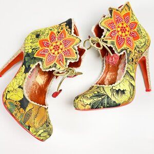 Irregular Choice x Poetic Licence Autumn Bloom Floral Heels – Size 38 /